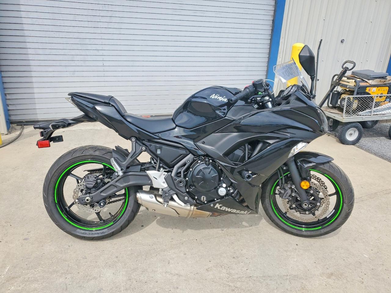 2019 Kawasaki EX650 VIN JKAEXEK12KDA32977 COPART salvage auction — Side, MD - CERT OF SALVAGE > 75% DAMAGE, sold $1,050 on 2026-07-09 (photo 1)