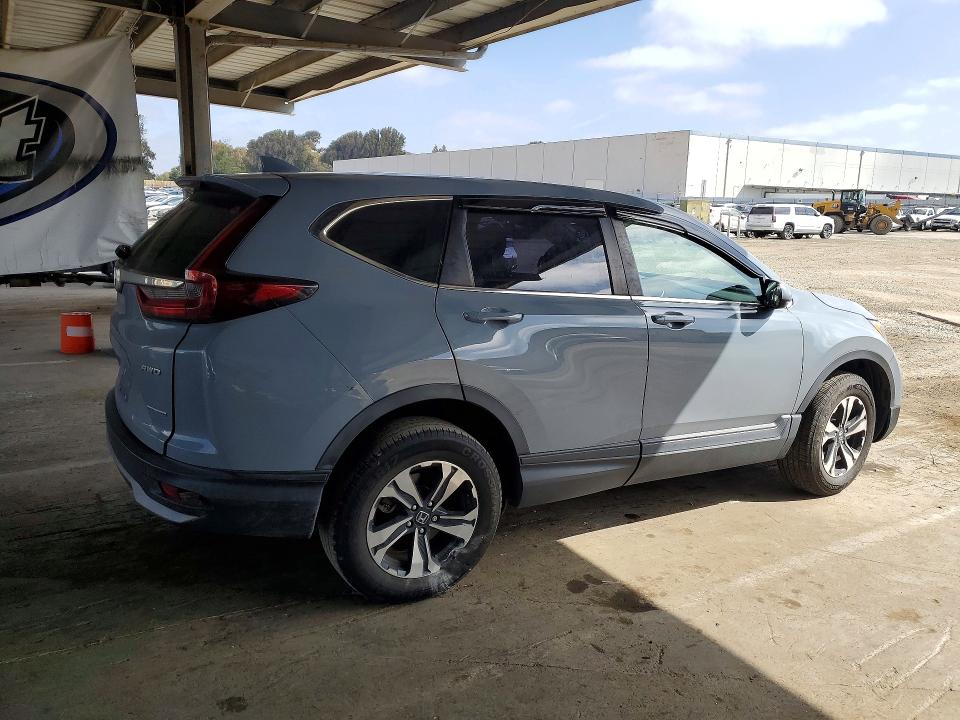 2022 Honda Cr-v VIN 7FARW2H70NE005893 COPART salvage auction — SIDE, CA - SALVAGE CERTIFICATE, sold $11,200 on 2026-07-23 (photo 3)