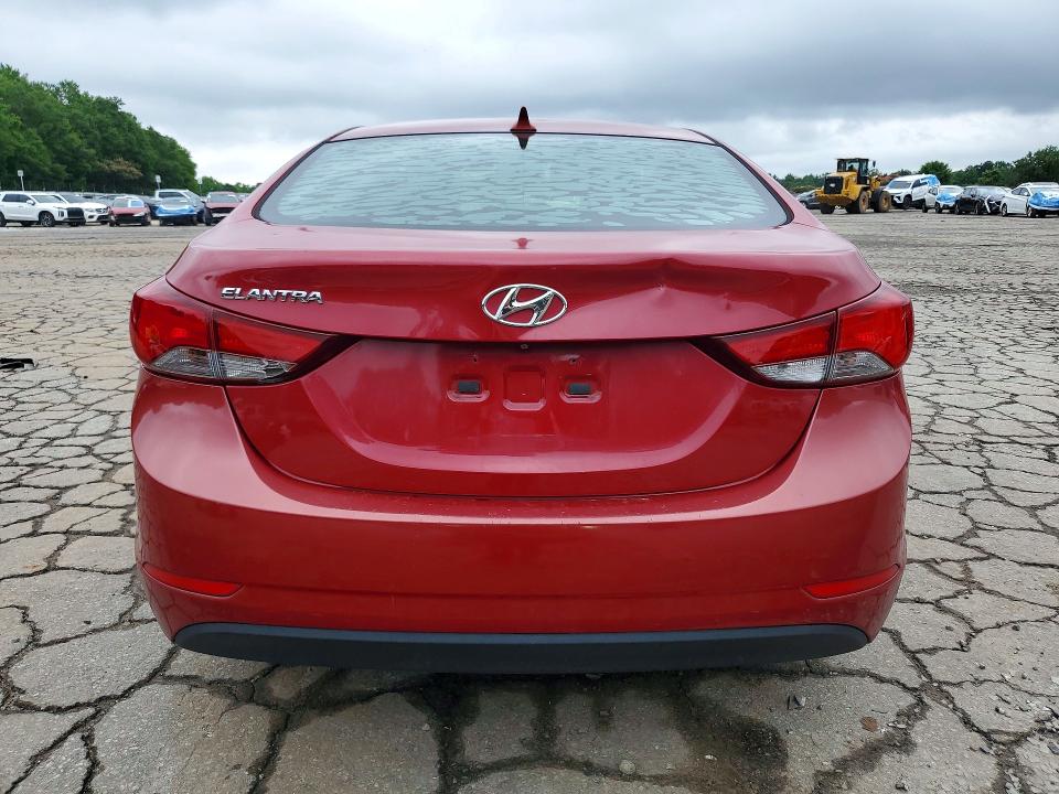 2015 Hyundai Elantra VIN KMHDH4AE0FU299188 COPART salvage auction — SIDE, GA - CERT OF TITLE-SALVAGE, sold $2,250 on 2026-07-24 (photo 6)