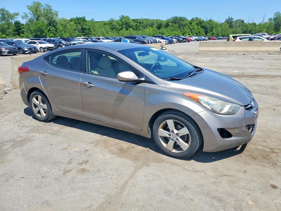 2013 Hyundai Elantra VIN 5NPDH4AE3DH272014 COPART salvage auction — FRONT END, Nj - Certificate Of Title, sold $625 on 2026-07-09 (photo 4)