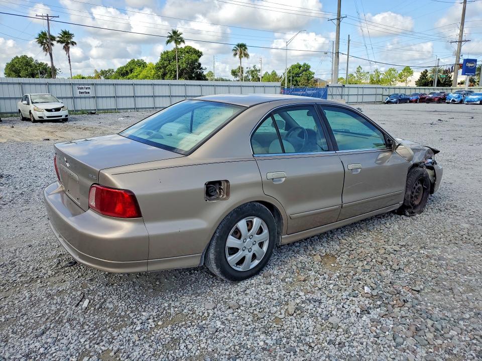 2002 Mitsubishi Galant VIN 4A3AA46G52E133353 COPART salvage auction — FRONT END, Fl - Cert Of Title Slvg Rebuildable, sold $350 on 2026-07-06 (photo 3)