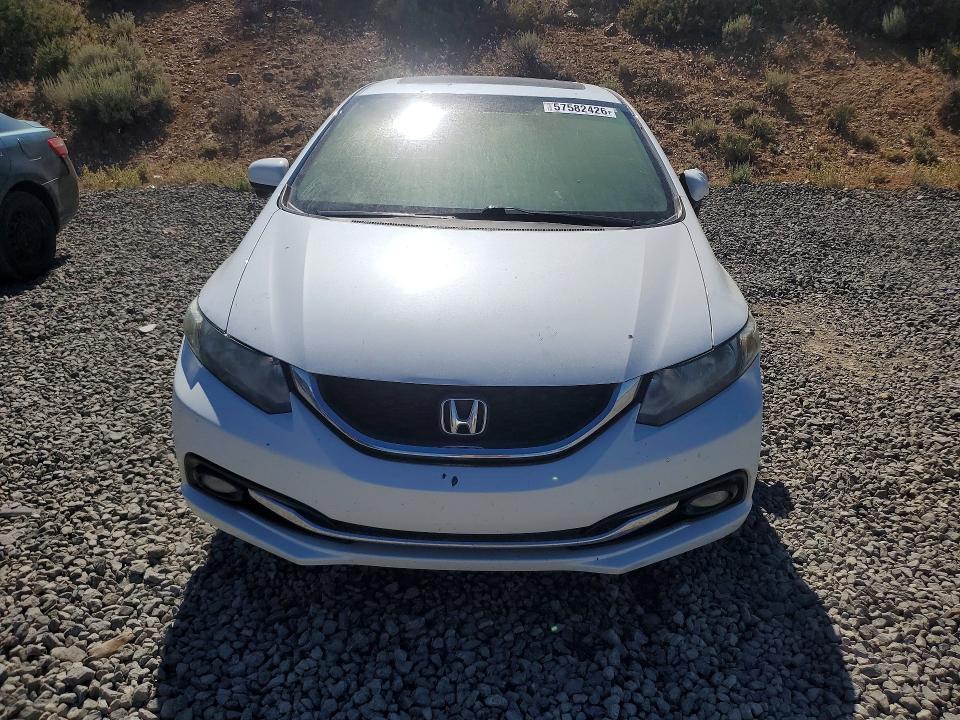2014 Honda Civic VIN 19XFB2F95EE051708 COPART salvage auction — BURN, Nv - Salvage Title, sold $1,100 on 2026-07-09 (photo 5)