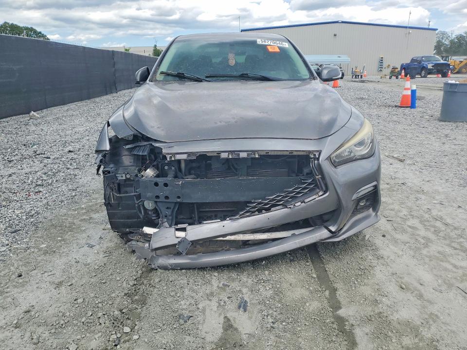 2018 Infiniti VIN JN1EV7AR0JM441184 COPART salvage auction — FRONT END, Ga - Certificate Of Title (P), sold $3,700 on 2026-07-29 (photo 5)