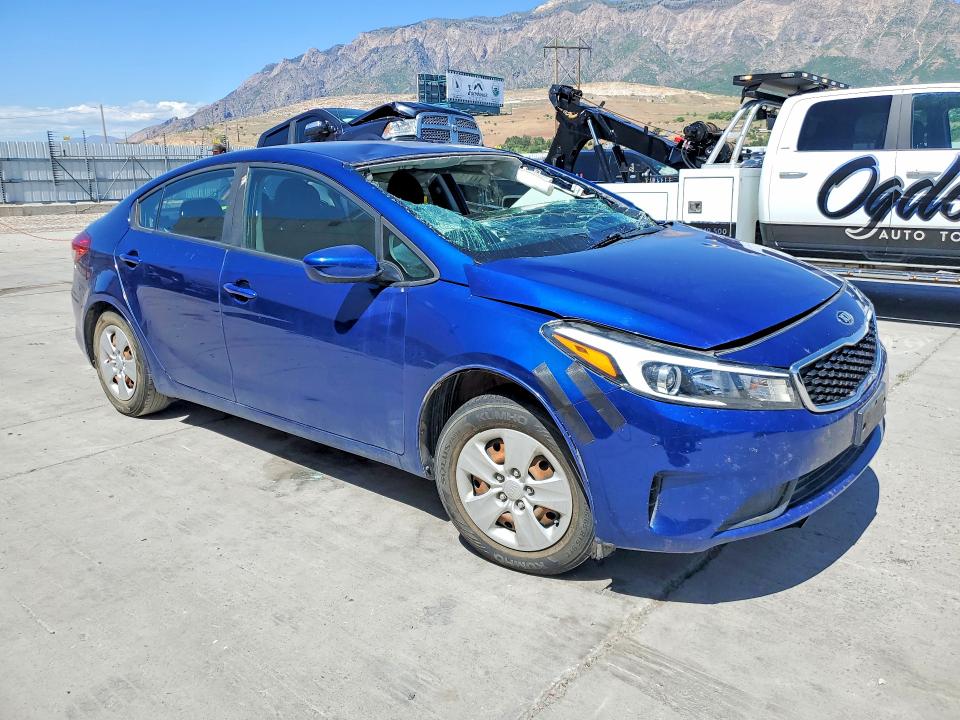2018 Kia Forte VIN 3KPFK4A7XJE271597 COPART salvage auction — FRONT END, Ut - Salvage Certificate, sold $1,350 on 2026-08-03 (photo 4)