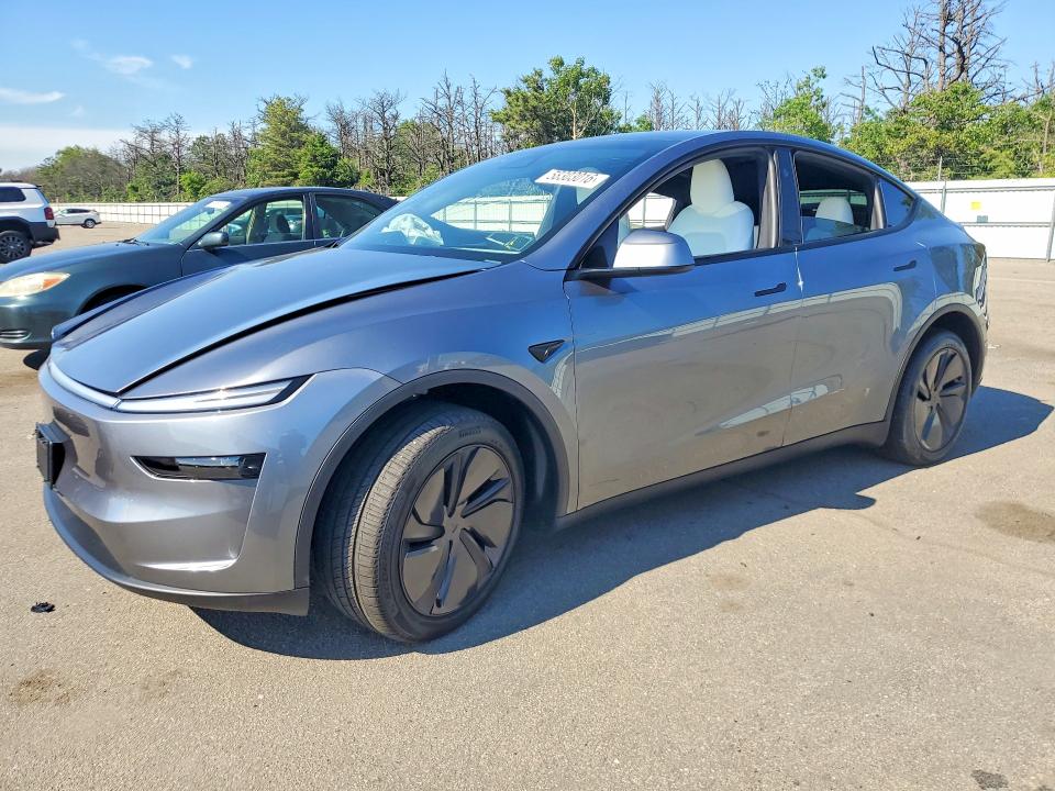 2026 Tesla Model y VIN 7SAYGDEE6TA636518 COPART salvage auction — SIDE, Ny - Mv-907A Salvage Certificate, sold $18,900 on 2026-07-13 (photo 1)