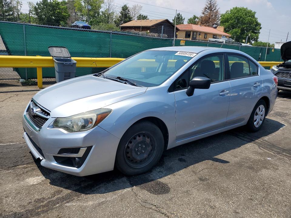 2016 Subaru Impreza VIN JF1GJAA61GH009148 COPART salvage auction — MINOR DENT/SCRATCHES, Co - Certificate Of Title, sold $2,200 on 2026-07-16 (photo 1)