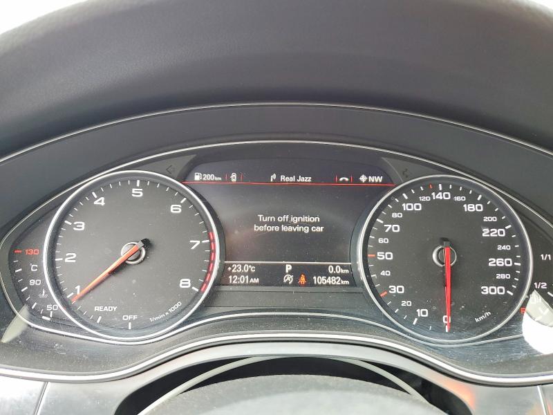 2016 Audi A6 VIN WAUHFAFC8GN073359 COPART salvage auction — SIDE, ON - PERMIT NO BRAND - UNFIT, sold $4,300 on 2026-07-16 (photo 9)