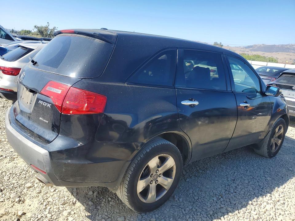 2009 Acura Mdx VIN 2HNYD28869H512927 COPART salvage auction — MINOR DENT/SCRATCHES, Ca - Dis/Dlr/Exp Only Clean Title, sold $525 on 2026-07-09 (photo 3)