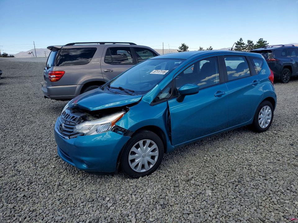 2016 Nissan Versa VIN 3N1CE2CP5GL350811 COPART salvage auction — FRONT END, Nv - Certificate Of Title (P), sold $800 on 2026-07-09 (photo 1)