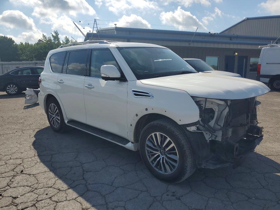 2023 Nissan Armada VIN JN8AY2BD0P9690187 COPART salvage auction — FRONT END, Tn - Salvage Certificate, sold $20,500 on 2026-07-28 (photo 4)