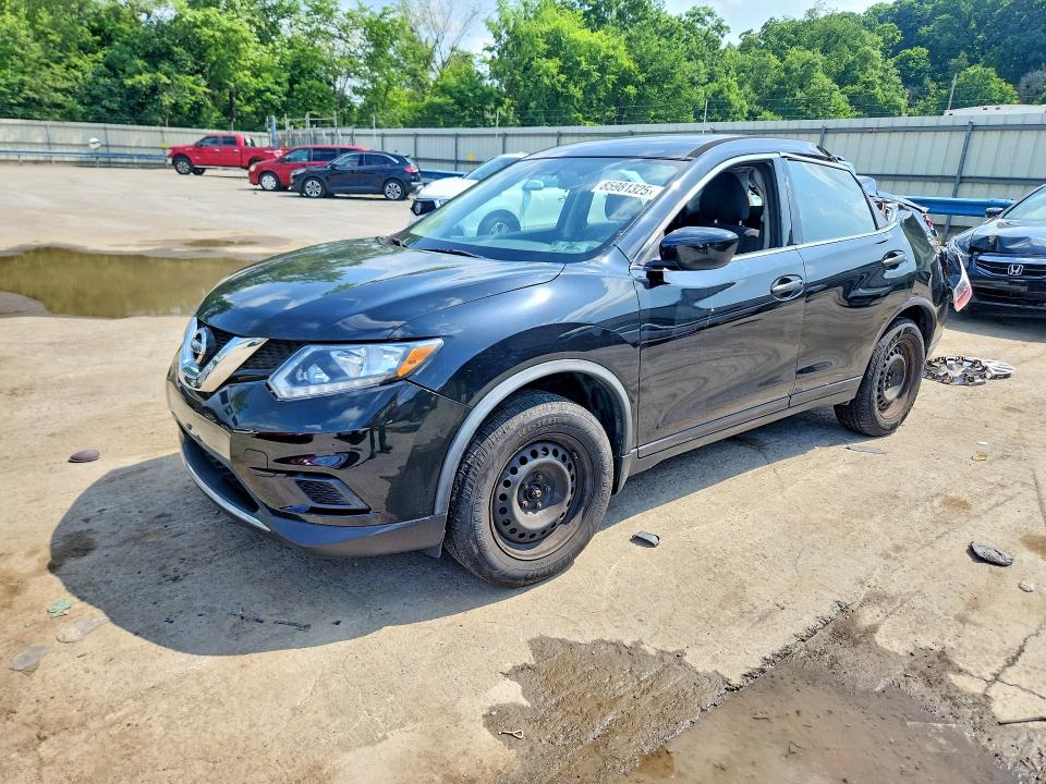 2016 Nissan Rogue VIN JN8AT2MV3GW144358 COPART salvage auction — REAR END, Pa - Certificate Of Salvage, sold $575 on 2026-07-16 (photo 1)