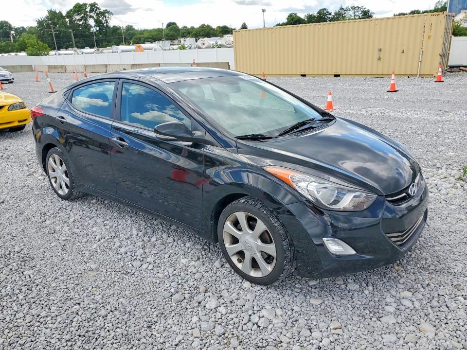 2011 Hyundai Elantra VIN KMHDH4AE4BU084939 COPART salvage auction — FRONT END, Oh - Cert Of Title-Salvage, sold $1,200 on 2026-07-02 (photo 4)