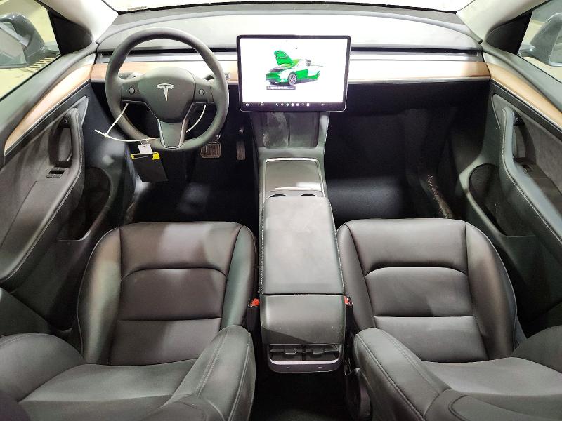 2025 Tesla Model y VIN 7SAYGDEE7SF289184 COPART salvage auction — HAIL, Oh - Certificate Of Title, sold $18,000 on 2026-07-09 (photo 8)