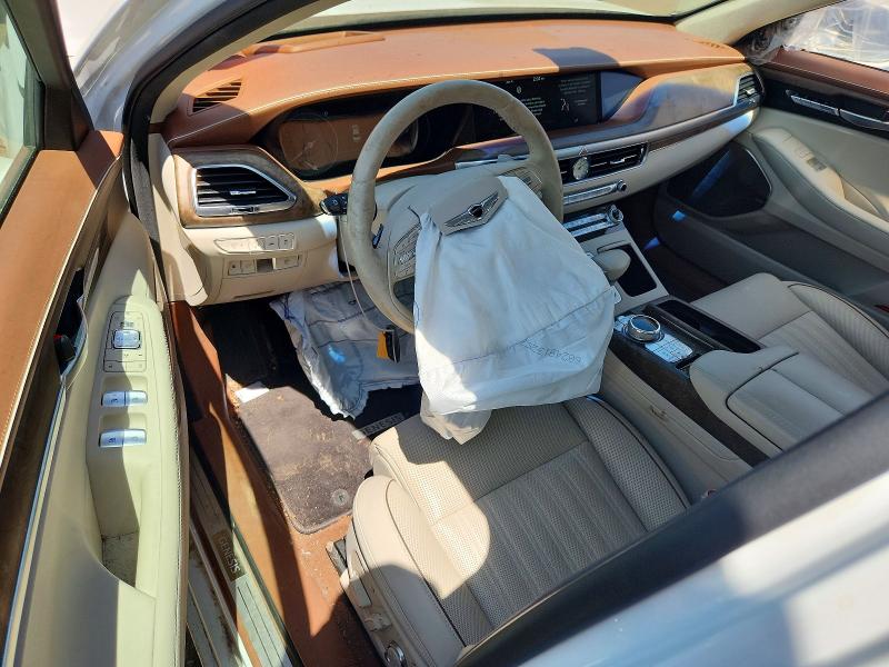 2020 Genesis G90 VIN KMTF54PH8LU078197 COPART salvage auction — FRONT END, NH - CERT OF TITLE-SALVAGE, sold $475 on 2026-07-30 (photo 8)