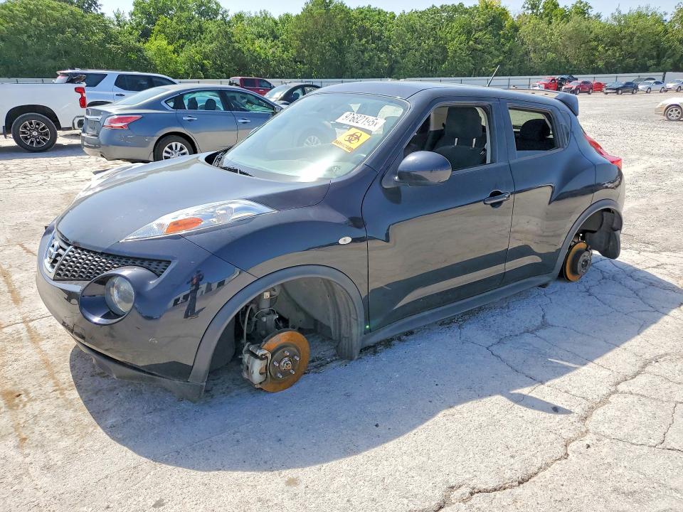 2014 Nissan Juke VIN JN8AF5MR9ET451916 COPART salvage auction — VANDALISM, Ok - Cert Of Title-Salvage Rec Thft, sold $1,600 on 2026-07-23 (photo 1)