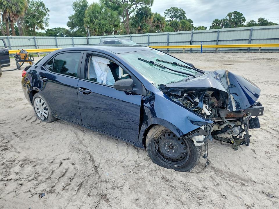 2018 Toyota Corolla VIN 5YFBURHE5JP845791 COPART salvage auction — FRONT END, Fl - Cert Of Title Slvg Rebuildable, sold $1,300 on 2026-07-15 (photo 4)