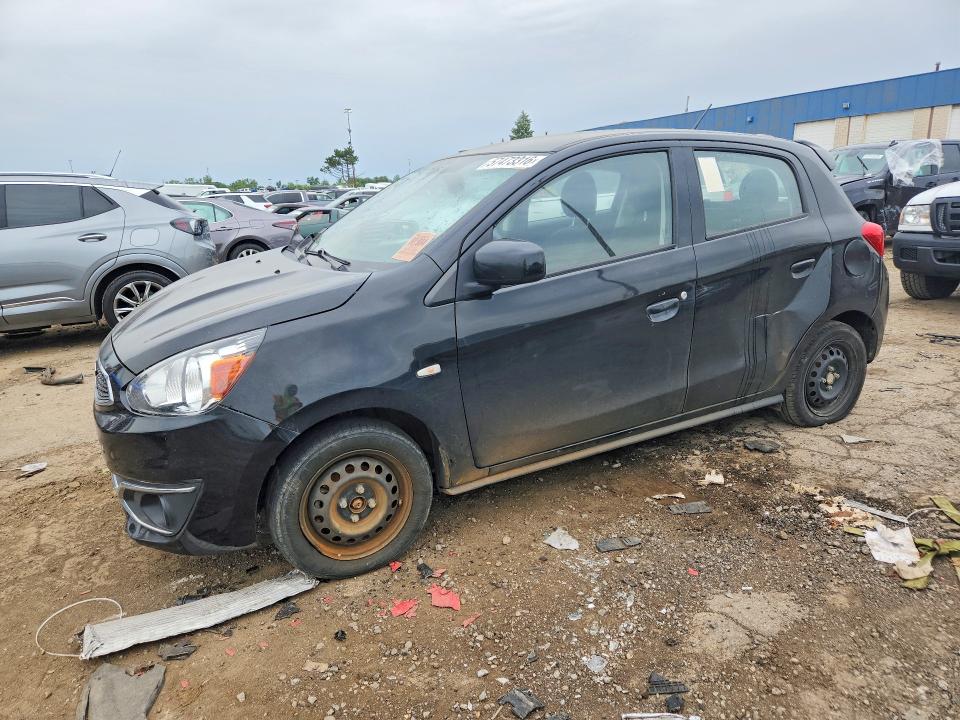 2020 Mitsubishi Mirage VIN ML32A3HJ9LH009521 COPART salvage auction — SIDE, OH - CERTIFICATE OF TITLE, sold $1,900 on 2026-07-31 (photo 1)