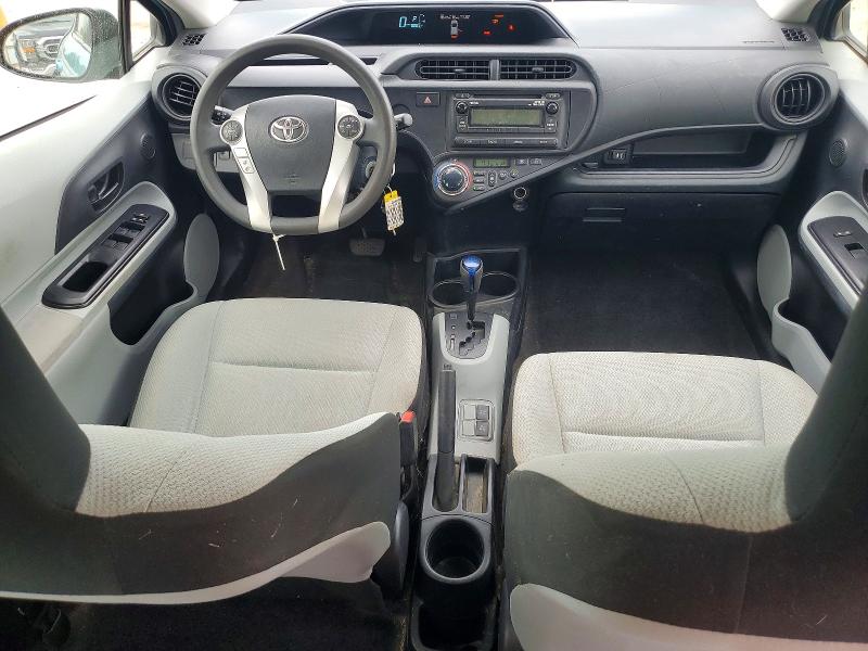 2014 Toyota Prius c VIN JTDKDTB3XE1074100 COPART salvage auction — REAR END, Sc - Cert Of Title-Salvage, sold $2,650 on 2026-07-13 (photo 8)