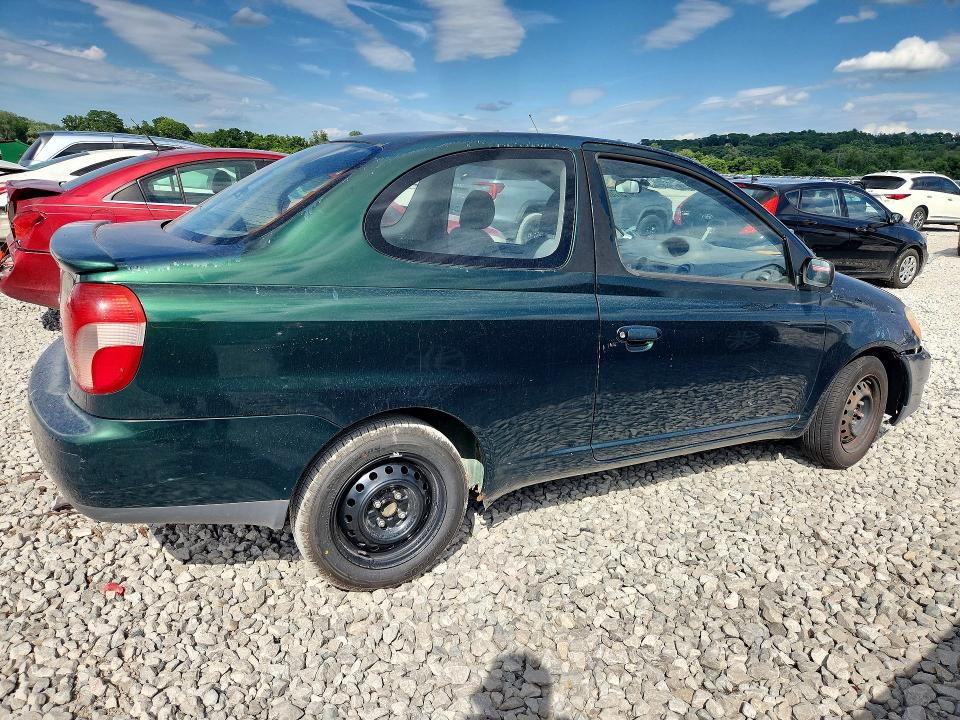 2001 Toyota Echo VIN JTDAT123510189965 COPART salvage auction — FRONT END, Mo - Duplicate Title, sold $200 on 2026-07-06 (photo 3)