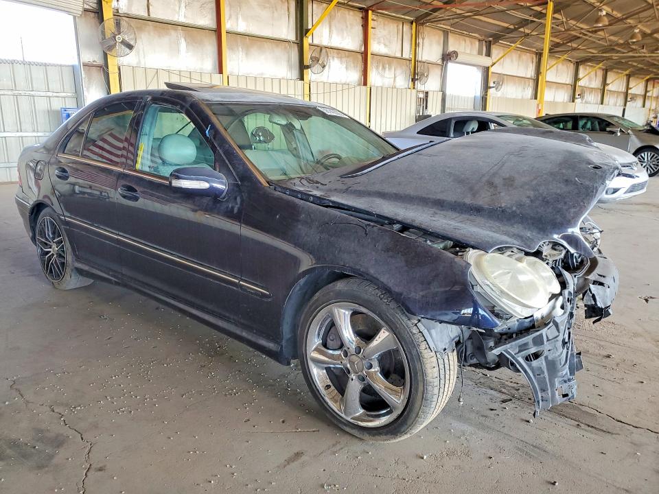 2005 Mercedes-benz C class VIN WDBRF40J05F606701 COPART salvage auction — FRONT END, Az - Certificate Of Title, sold $475 on 2026-07-29 (photo 4)