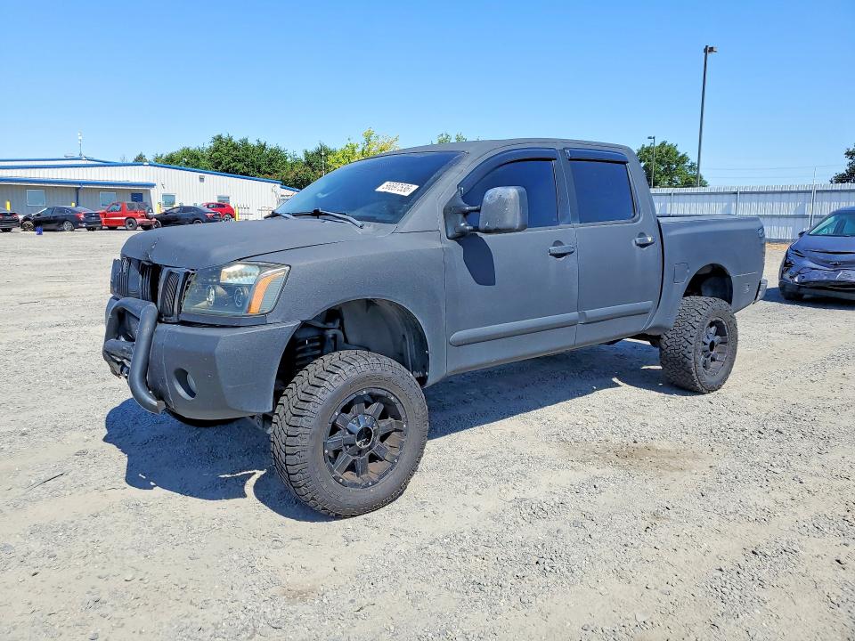 2004 Nissan TITAN VIN 1N6AA07B34N509871 COPART salvage auction — FRONT END, Ca - Salvage Certificate, sold $1,300 on 2026-07-09 (photo 1)