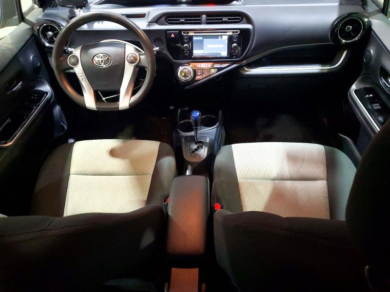 2016 Toyota Prius c VIN JTDKDTB35G1121889 COPART salvage auction — FRONT END, Tx - Salvage Vehicle Title, sold $1,450 on 2026-07-14 (photo 8)