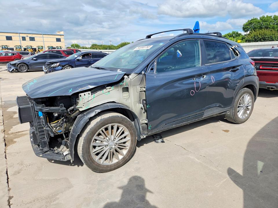 2021 Hyundai VIN KM8K22AA8MU707198 COPART salvage auction — HAIL, Tx - Salvage Vehicle Title, sold $3,000 on 2026-07-13 (photo 1)