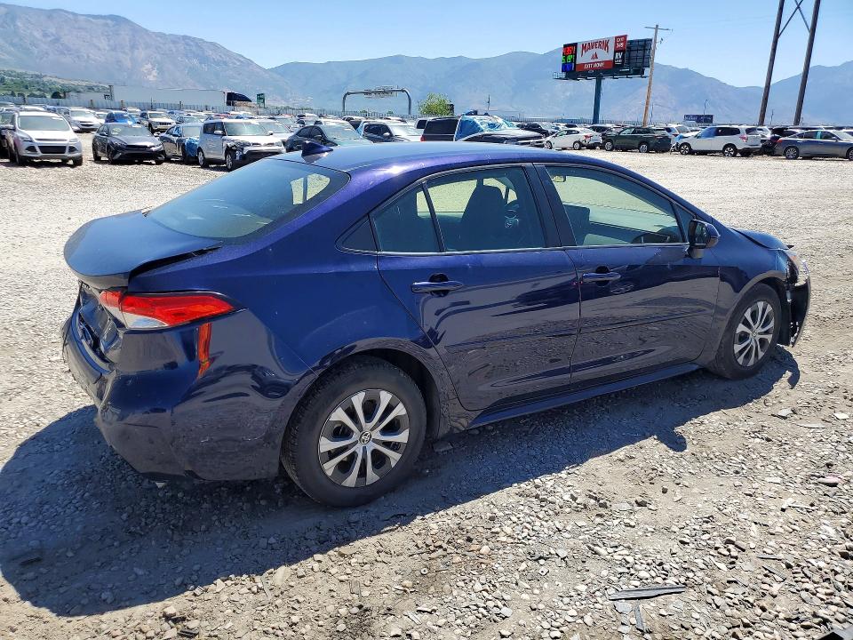 2022 Toyota VIN JTDEAMDE3NJ042566 COPART salvage auction — FRONT END, Ut - Salvage Certificate, sold $3,300 on 2026-07-27 (photo 3)