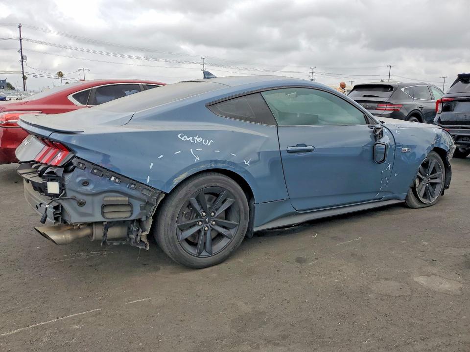 2024 Ford Mustang VIN 1FA6P8CF6R5411557 COPART salvage auction — FRONT END, Ca - Salvage Certificate, sold $16,300 on 2026-07-29 (photo 3)