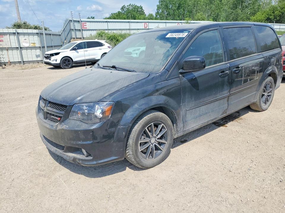 2017 Dodge Caravan VIN 2C4RDGEG6HR558589 COPART salvage auction — WATER/FLOOD, Mi - Cert Of Title-Flood Vehicle, sold $800 on 2026-07-22 (photo 1)