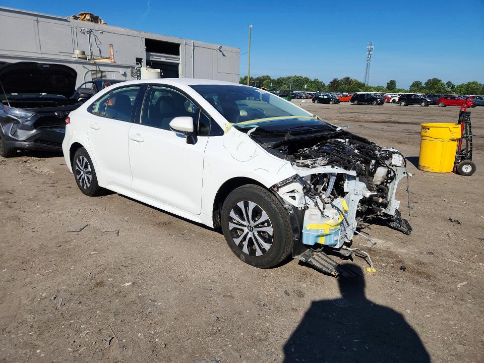 2022 Toyota Corolla VIN JTDEAMDEXN3011271 COPART salvage auction — FRONT END, Va - Cert Of Title - Salvage, sold $6,200 on 2026-07-22 (photo 4)