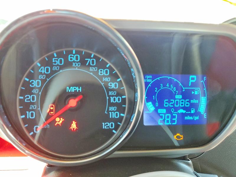 2015 Chevrolet Spark VIN KL8CF6S97FC755379 COPART salvage auction — FRONT END, Ca - Salvage Certificate, sold $1,050 on 2026-07-15 (photo 9)