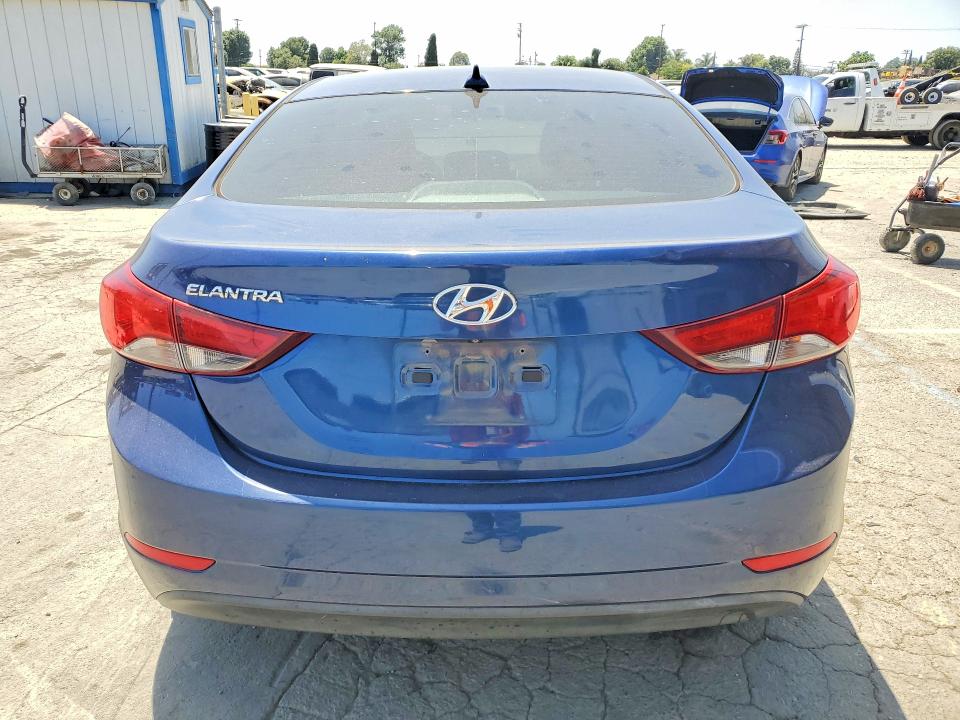 2016 Hyundai VIN 5NPDH4AE6GH735039 COPART salvage auction — FRONT END, CA - SALVAGE CERTIFICATE, sold $1,750 on 2026-07-02 (photo 6)