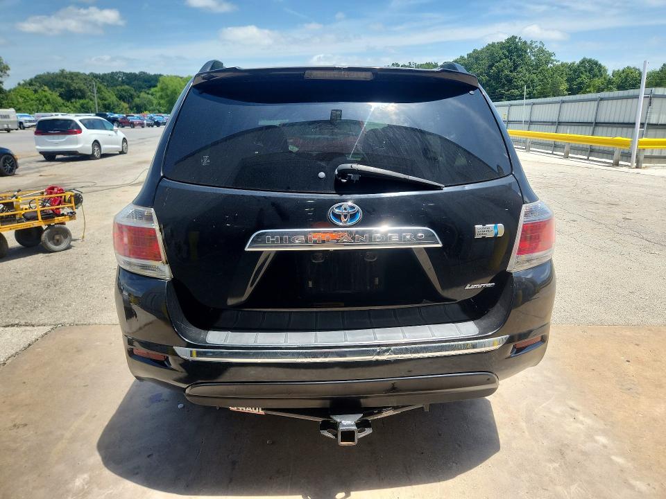 2011 Toyota Highlander hybrid VIN JTEDC3EH0B2000429 COPART salvage auction — HAIL, Or - Cert Of Title-Reconstructed, sold $2,200 on 2026-07-08 (photo 6)
