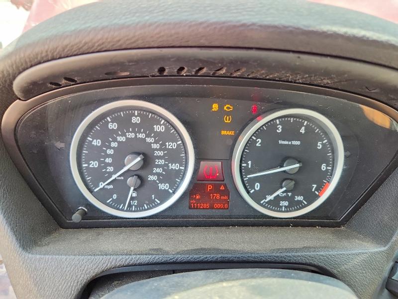 2010 BMW X6 VIN 5UXFG8C59ALZ94335 COPART salvage auction — FRONT END, Tx - Certificate Of Title, sold $2,350 on 2026-07-06 (photo 9)