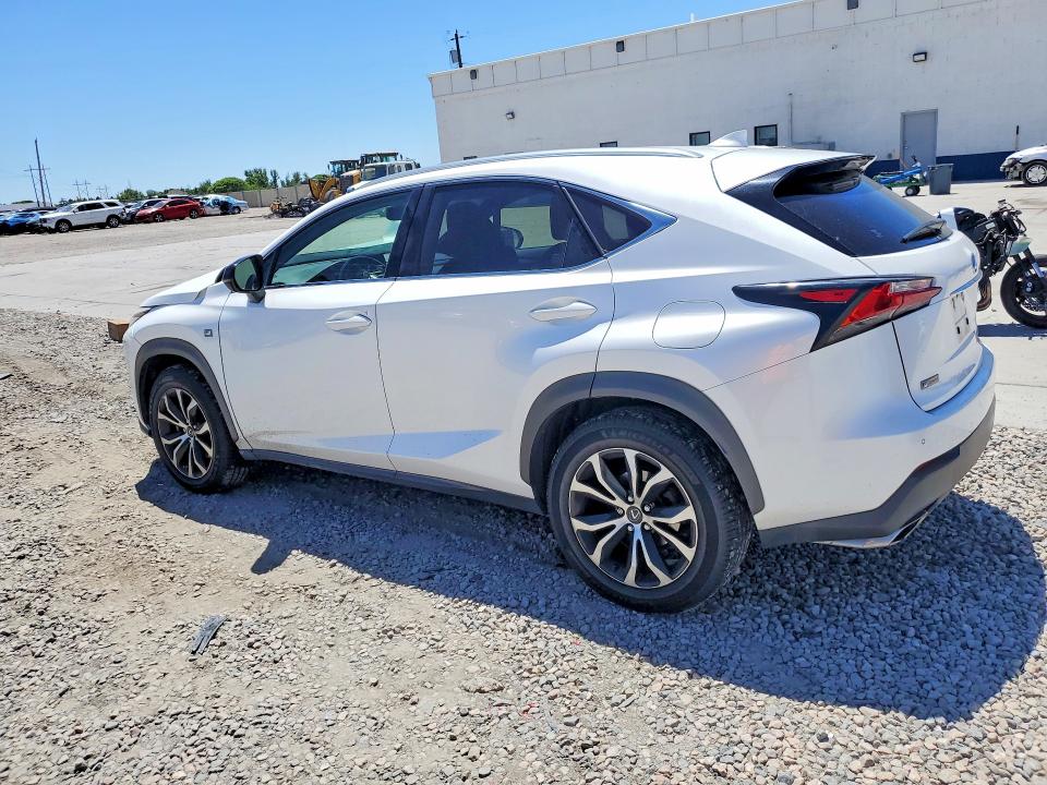 2015 Lexus Nx VIN JTJBARBZ6F2036212 COPART salvage auction — FRONT END, UT - SALVAGE CERTIFICATE, sold $6,600 on 2026-07-27 (photo 2)
