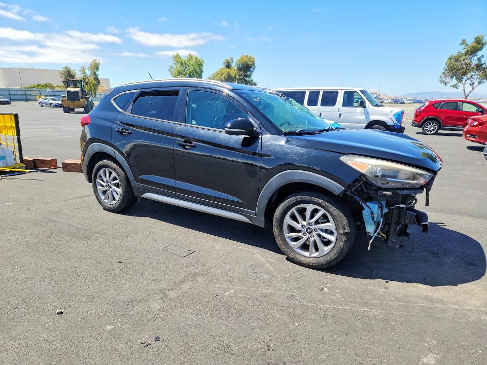 2017 Hyundai Tucson VIN KM8J33A21HU354669 COPART salvage auction — FRONT END, CA - SALVAGE CERTIFICATE, sold $300 on 2026-07-13 (photo 4)