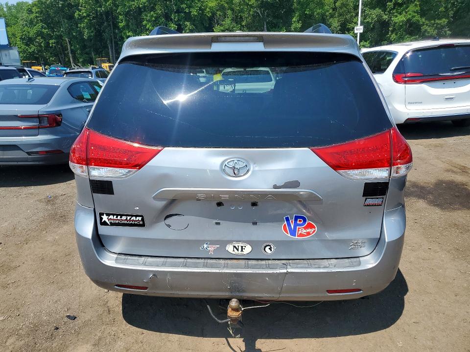 2014 Toyota Sienna VIN 5TDDK3DC0ES078543 COPART salvage auction — ALL OVER, CT - CERT OF TITLE-SALVAGE, sold $1,700 on 2026-07-16 (photo 6)