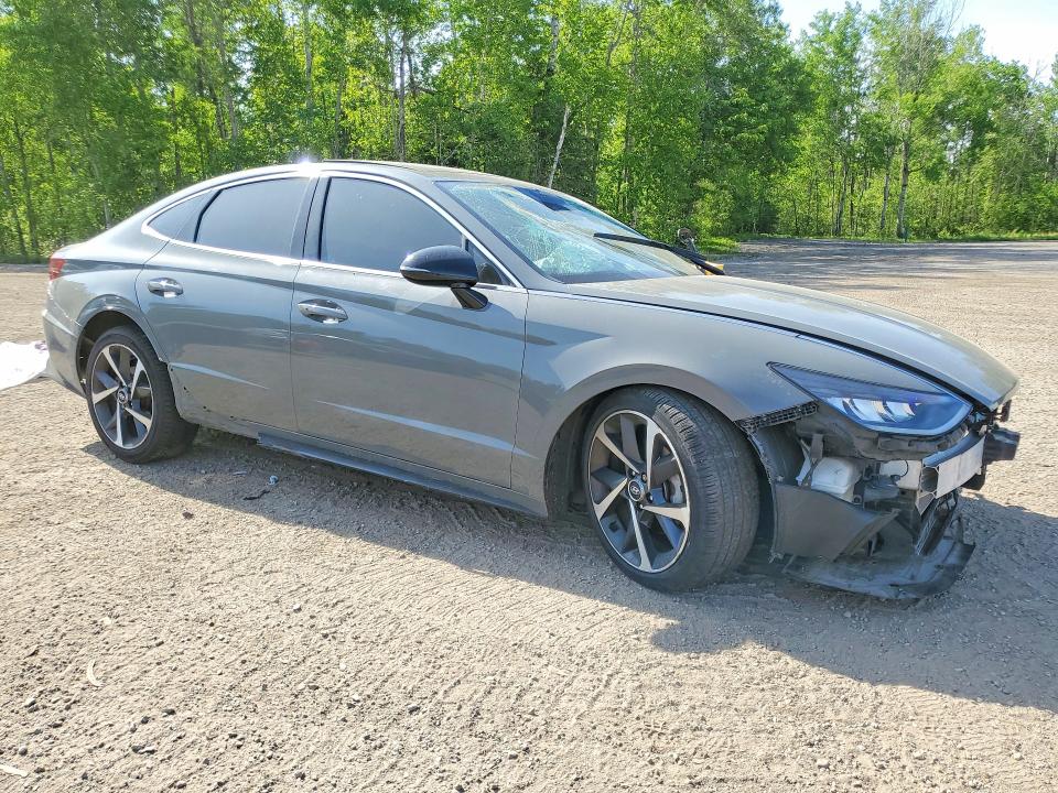 2022 Hyundai Sonata VIN 5NPEJ4J2XNH139380 COPART salvage auction — FRONT END, On - Permit Salvage, sold $450 on 2026-07-28 (photo 4)