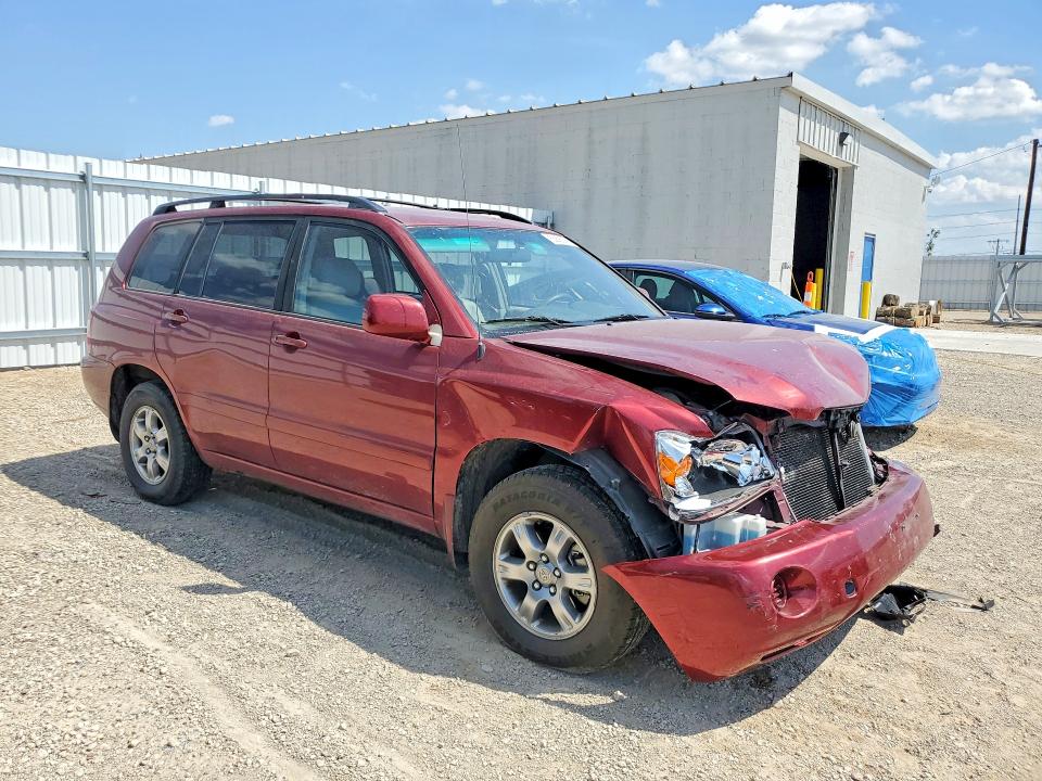 2006 Toyota Highlander VIN JTEGP21A460094014 COPART salvage auction — FRONT END, Ia - Cert Of Title-Salvage Title, sold $800 on 2026-07-29 (photo 4)