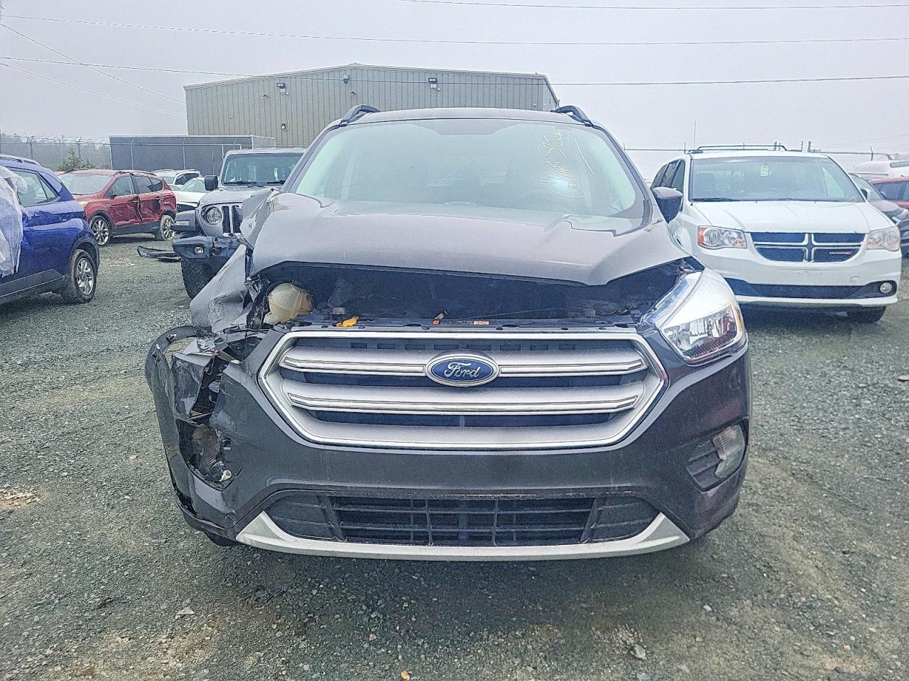 2018 Ford Escape VIN 1FMCU9GD6JUC97022 COPART salvage auction — Front End, St - Salvage Title, sold $275 on 2026-07-09 (photo 5)