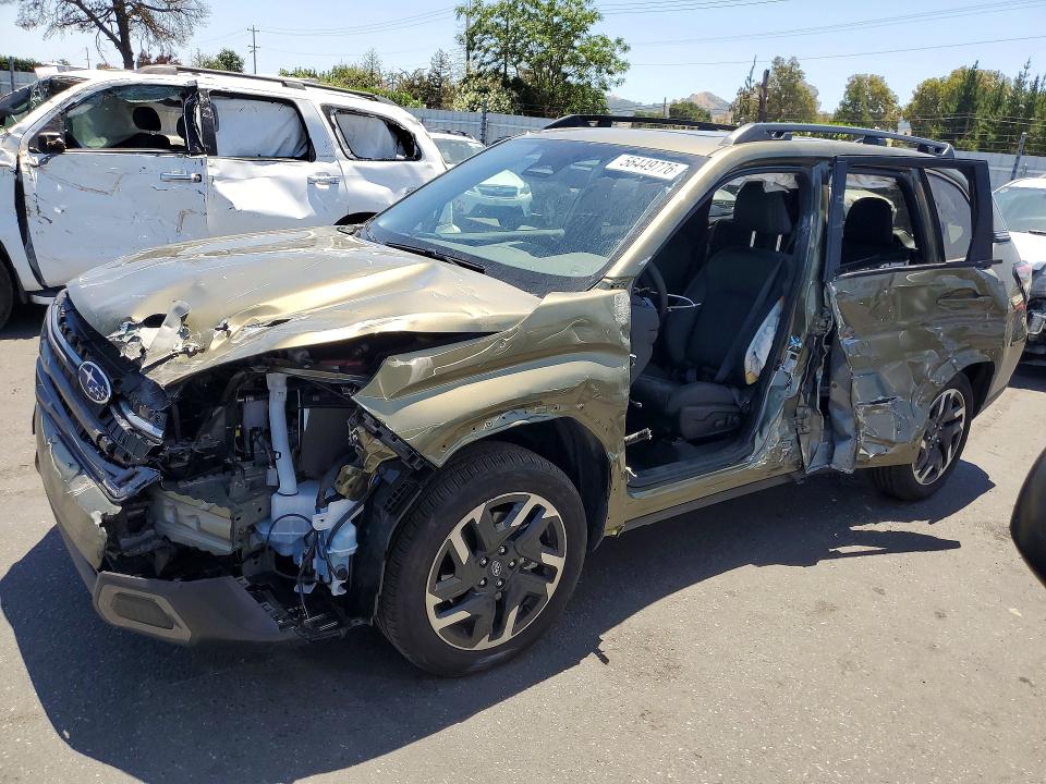 2025 Subaru Forester VIN JF2SLDRC9SH615866 COPART salvage auction — SIDE, Ca - Salvage Certificate, sold $5,300 on 2026-07-14 (photo 1)