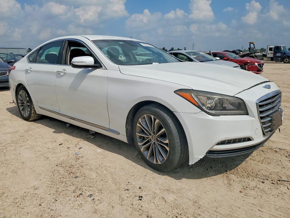 2016 Hyundai Genesis VIN KMHGN4JE7GU111967 COPART salvage auction — FRONT END, Tx - Salvage Vehicle Title, sold $2,200 on 2026-07-28 (photo 4)