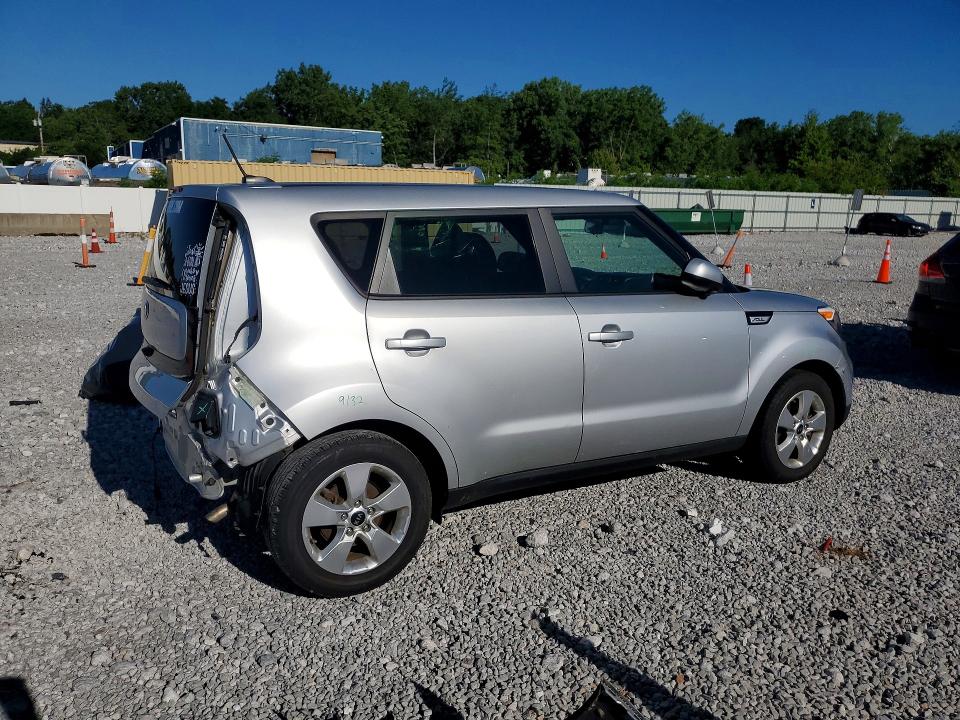 2019 Kia Soul VIN KNDJN2A28K7680600 COPART salvage auction — REAR END, Oh - Cert Of Title-Salvage, sold $2,700 on 2026-07-10 (photo 3)