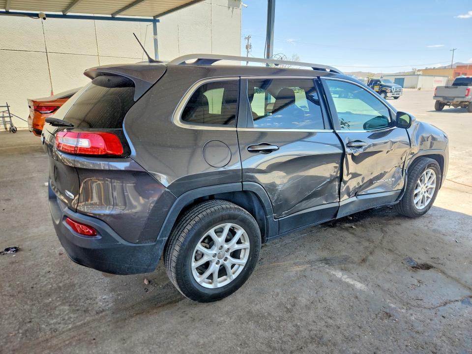 2014 Jeep Cherokee VIN 1C4PJLCB6EW228325 COPART salvage auction — SIDE, Tx - Salvage Vehicle Title, sold $125 on 2026-07-24 (photo 3)
