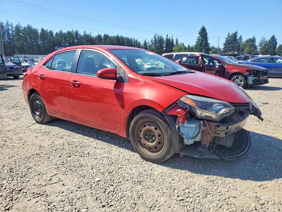2014 Toyota Corolla VIN 5YFBURHE2EP143420 COPART salvage auction — FRONT END, Wa - Bill Of Sale, sold $1,900 on 2026-07-07 (photo 4)
