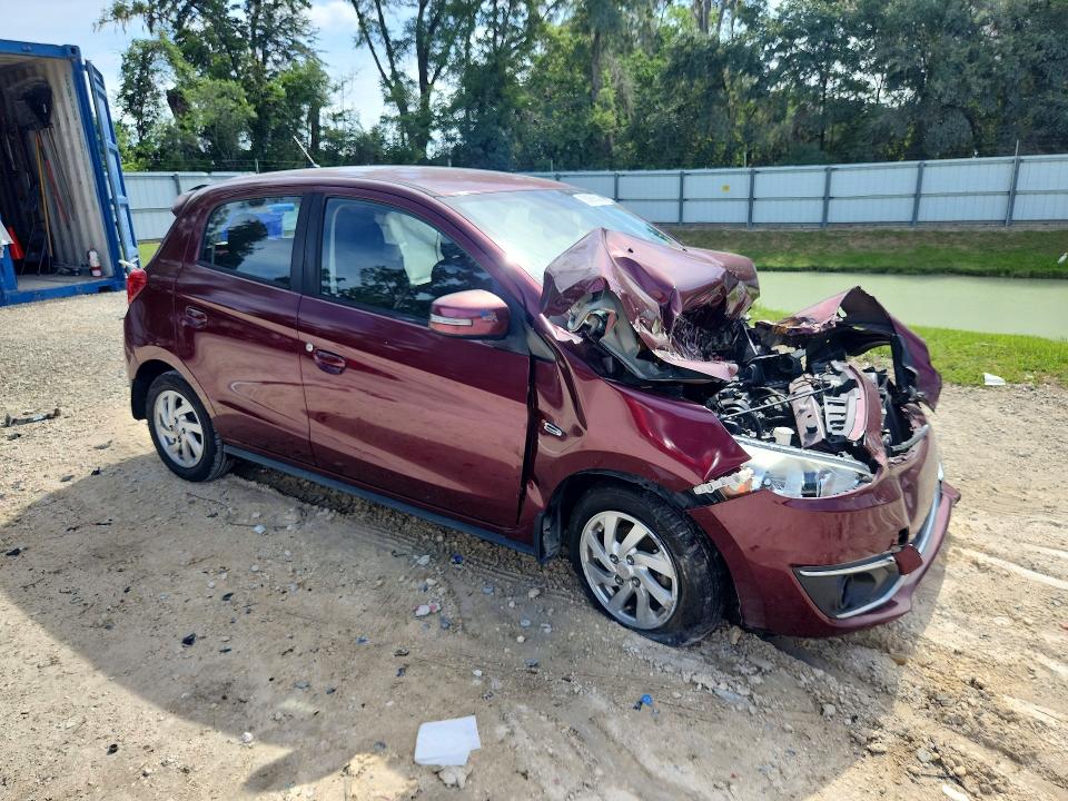 2018 Mitsubishi Mirage VIN ML32A4HJ8JH010551 COPART salvage auction — FRONT END, Salvage Title, sold $375 on 2026-07-28 (photo 4)