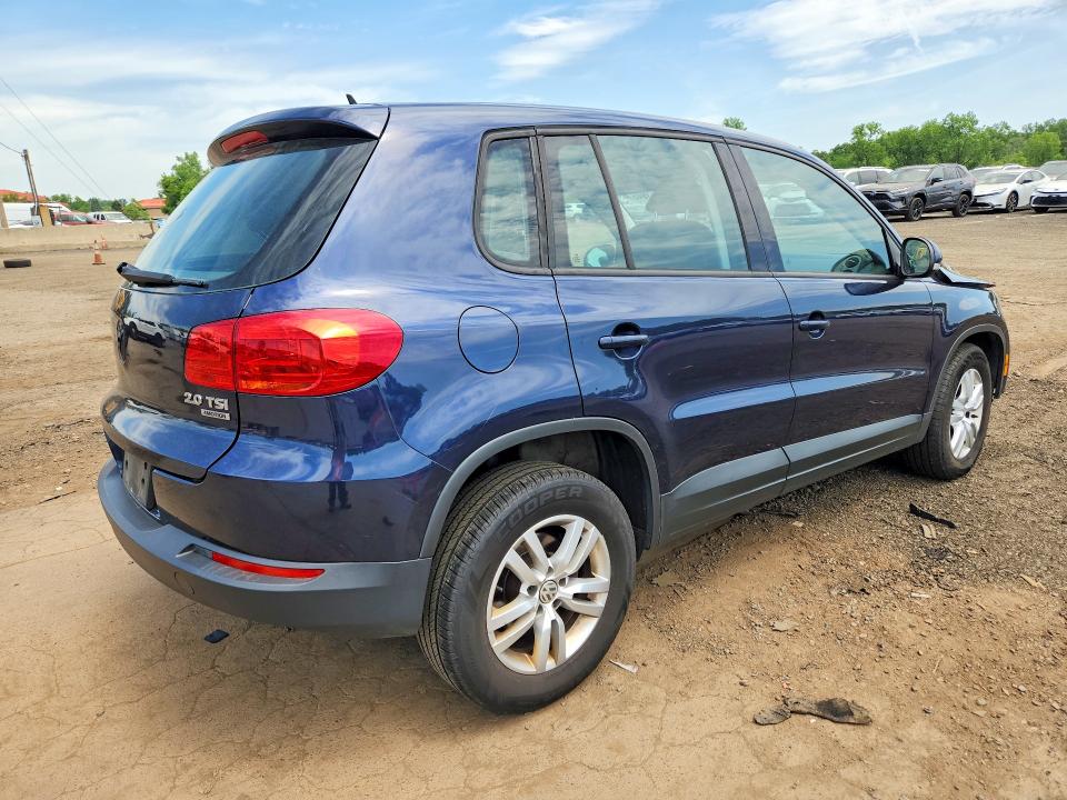 2012 Volkswagen Tiguan VIN WVGBV7AXXCW611178 COPART salvage auction — FRONT END, Ct - Cert Of Title-Salvage, sold $475 on 2026-07-14 (photo 3)