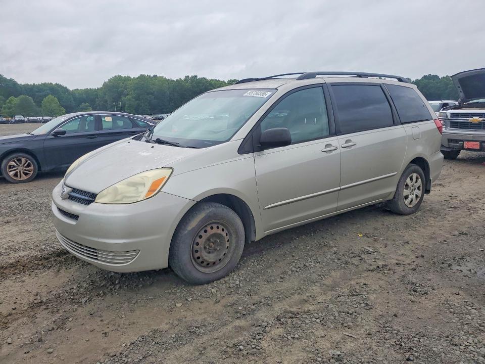 2004 Toyota Sienna VIN 5TDZA23CX4S018210 COPART salvage auction — REAR END, Ar - Cert Of Title-Salvage, sold $425 on 2026-07-27 (photo 1)