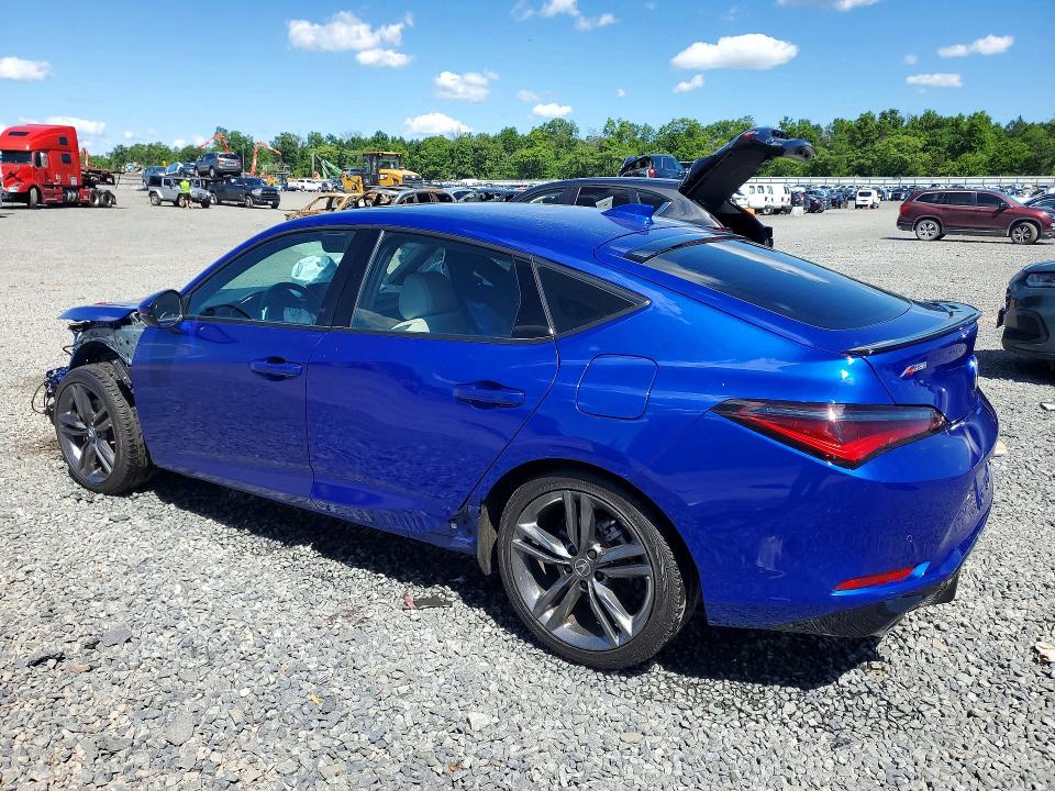 2025 Acura Integra VIN 19UDE4H63SA001242 COPART salvage auction — FRONT END, Ny - Mv-907A Salvage Certificate, sold $6,900 on 2026-07-28 (photo 2)